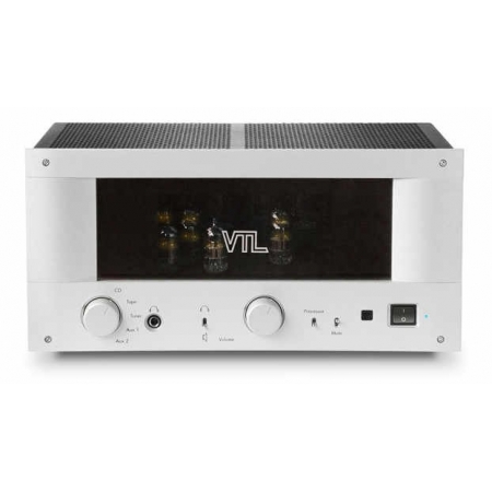 VTL IT-85 zintegrowany wzmacniacz lampowy, Wytłaczany z aluminium panel przedni w kolorze srebrnym (standard) lub czarnym, lampa