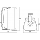 Monacor WALL-04T/SW