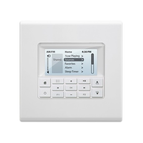 Russound MDK-C6, klawiatura russound, klawiatura naścienna do systemu multiroom, klawiatura russound, sterowanie multiroom