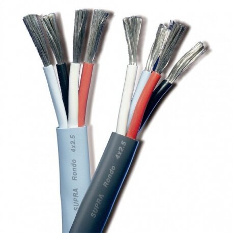 SUPRA Rondo 4 x 2.5, kable głośnikowe, kable do głośników, przewody głośnikowe, supra rondo, supra cables, kable supra
