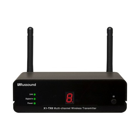 Russound X1-TX8, bezprzewodowy nadajnik wielokanałowy do systemu multiroom russound, do kina domowego, multiroom łódź