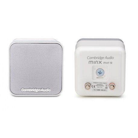 Cambridge Audio Minx12, głośniki satelitarne, kolumny podstawkowe, minx min