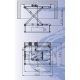 Ravell winda W-450, winda do projektora, winda do sufitu podwieszanego, uchwyt do projektora, winda do rzutnika